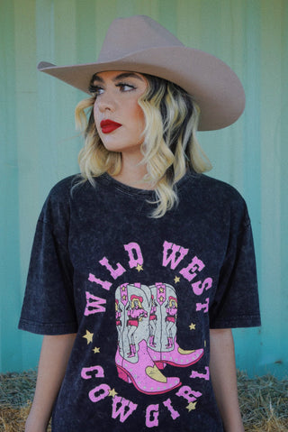 "Wild West Cowgirl" Graphic Tee