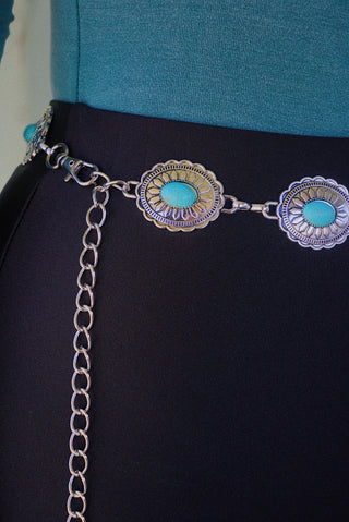 Silver Concho Belt