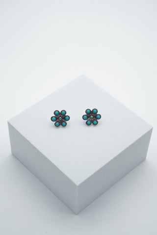 "Clover Leaf" Turquoise Stud