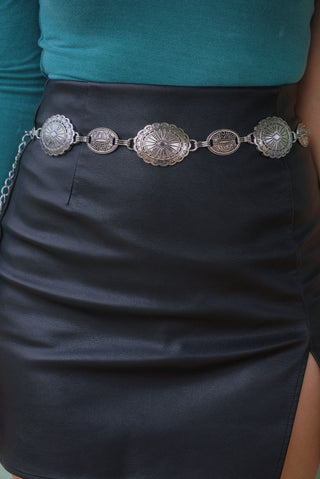 Silver Concho Belt