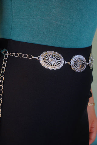 Silver Concho Belt