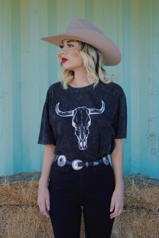 "Long Horn Steer" Graphic Tee